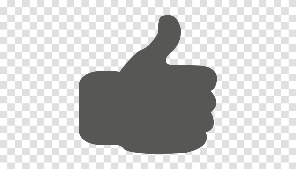 Youtube Thumbs Up Button, Hand, Silhouette, Back, Alphabet Transparent Png