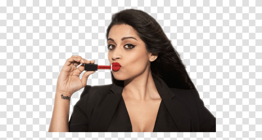 Youtube Vlogger Lilly Singh Image Background Smashbox Lilly Singh Lipstick, Face, Person, Human, Female Transparent Png