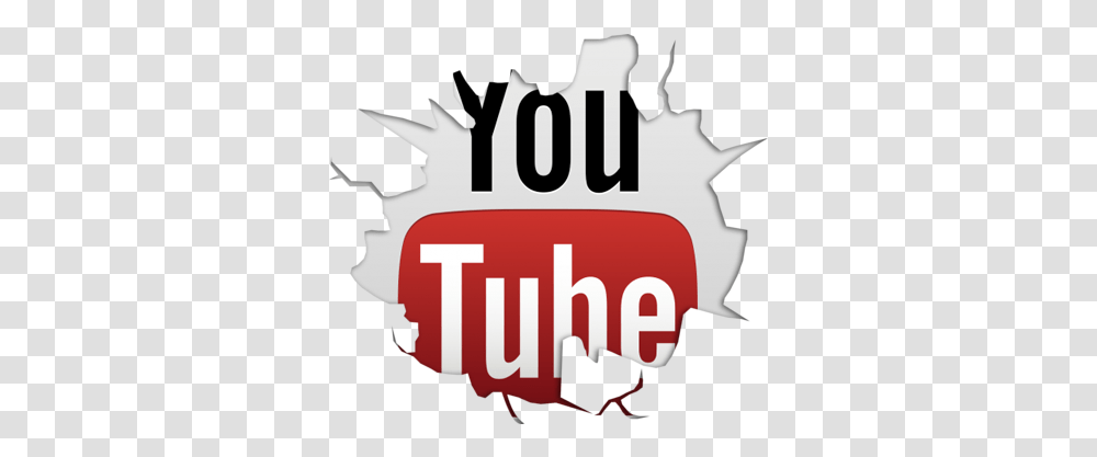 Youtube Youtube Logo Crack, Text, Person, Symbol, Alphabet Transparent Png
