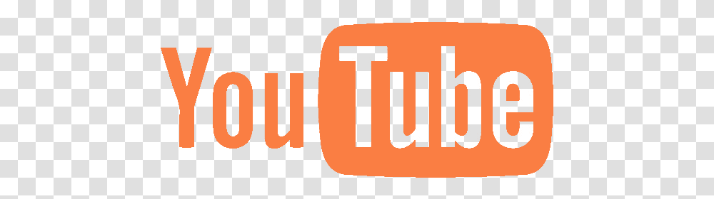 Youtube Youtubechannel Logo Youtube Logo Orange, Text, Label, Word, Alphabet Transparent Png