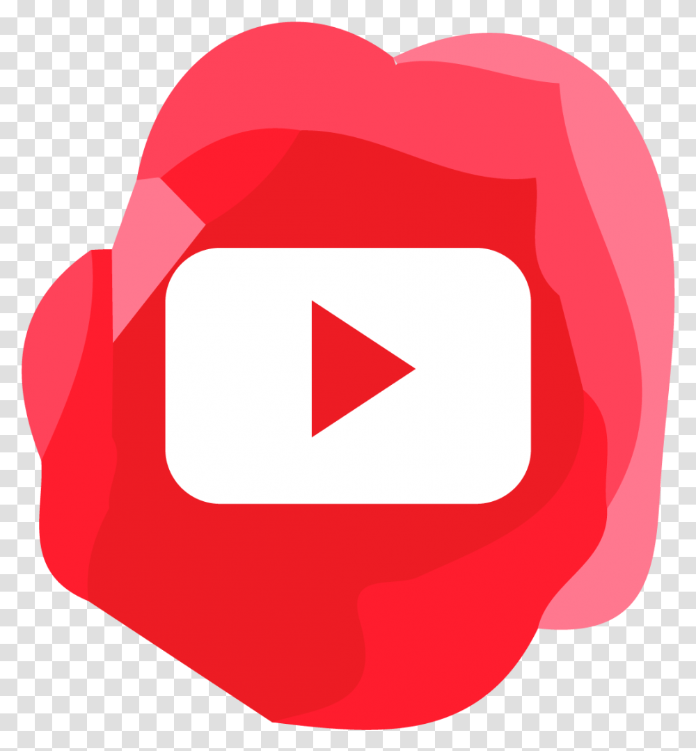Youtube Yt Logo Abstract Red Background Logo Youtube Dan Instagram, Hand, Heart, Text Transparent Png