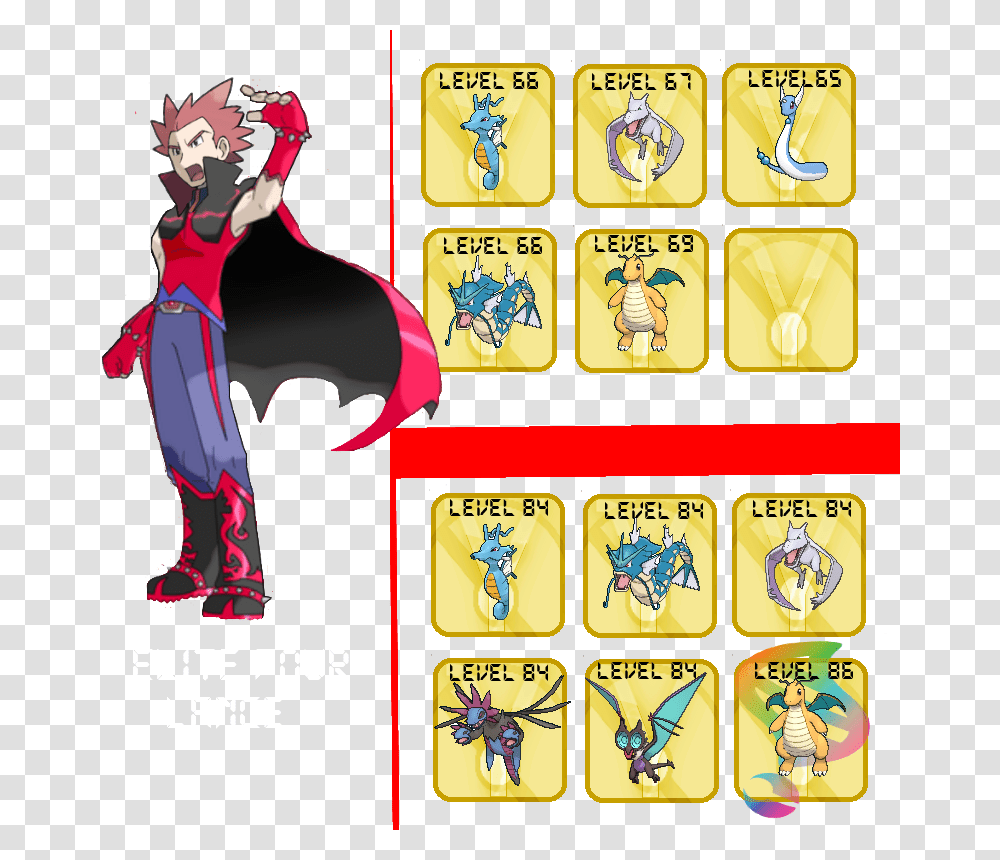 Yoyo Design By Kiwis Pokemon Kanto Elite Four Types, Comics, Book, Person, Manga Transparent Png
