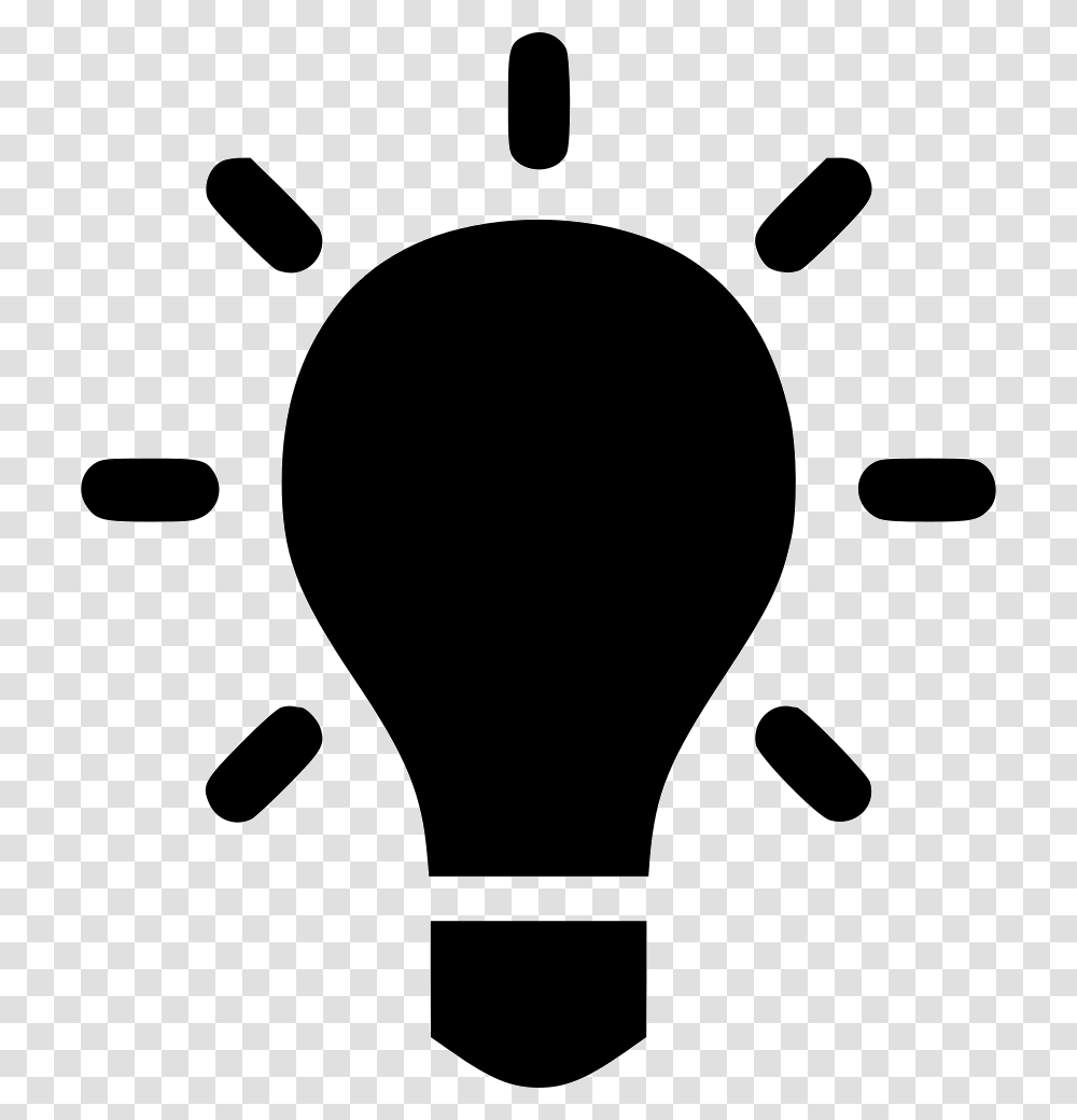 Yps Bulb Black Light Light Idea Photo Black Light Bulb, Stencil, Lightbulb, Silhouette, Footprint Transparent Png