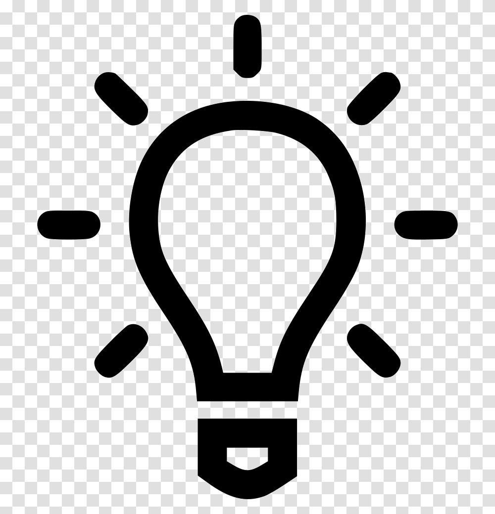 Yps Bulb Light Lightning Idea Photo Icon Free Download, Stencil, Lightbulb Transparent Png