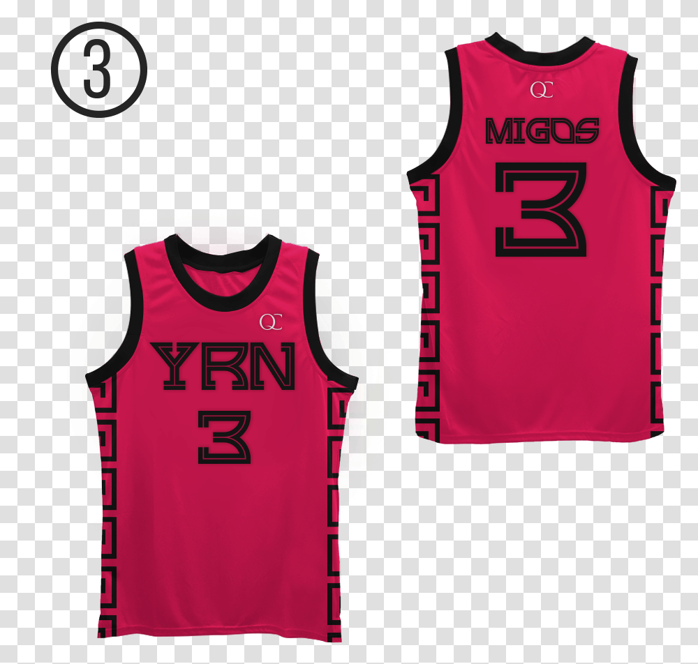 Yrn Migos Basketball Jersey Colors Sleeveless, Bib, Shirt, Clothing, Apparel Transparent Png