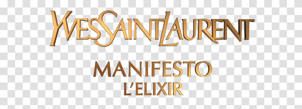 Ysl Bardurm Manifesto L Elixir Logo, Text, Word, Alphabet, Label Transparent Png