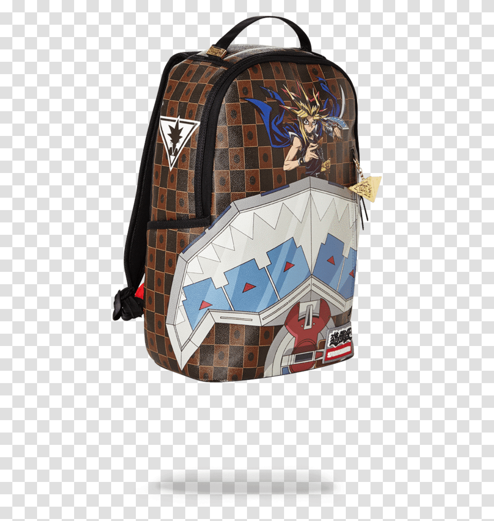 Yu Gi Oh Dual Disk Shark Sprayground Yugioh, Bag, Backpack, Purse, Handbag Transparent Png