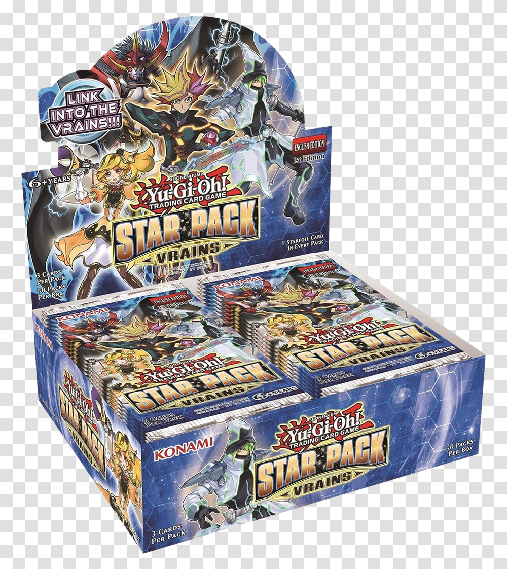 Yu Gi Oh Pack Star Pack Vrains, Box, Food, Candy Transparent Png
