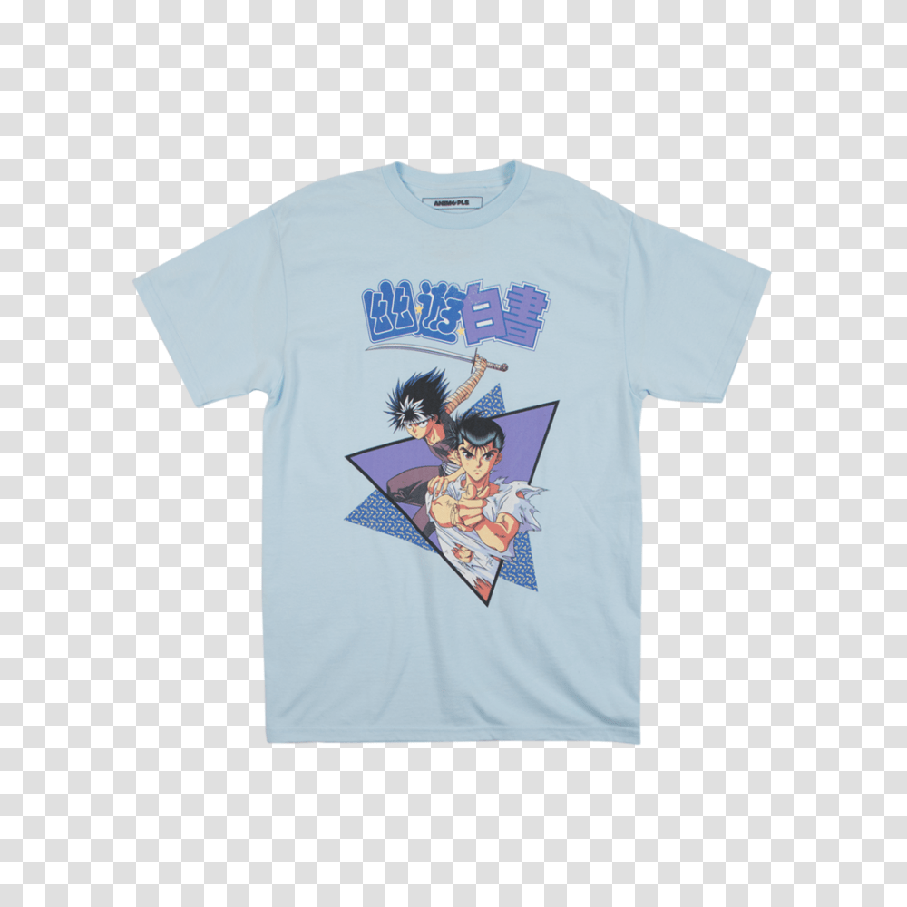 Yu Hakusho Yusuke And Hiei Light Yu Yu Hakusho Official Tee, Clothing, Apparel, T-Shirt, Person Transparent Png