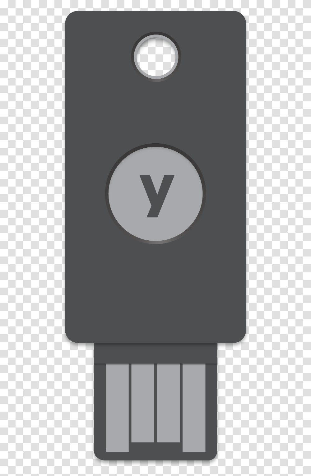 Yubikey Icon, Electronics, Gray Transparent Png