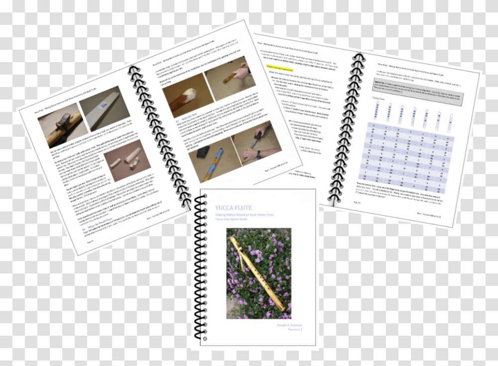 Yucca Flute Book Available Printed And Bound Or As Brochure, Page, Flyer, Poster Transparent Png