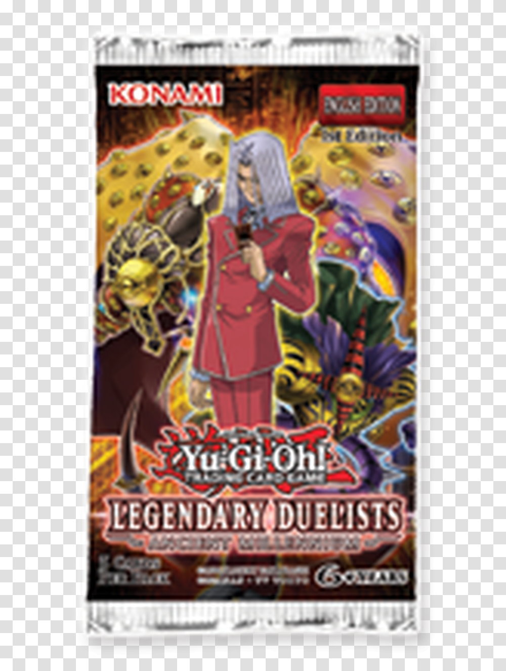 Yugioh Ancient Millennium Booster Pack Legendary Duelist Pegasus Yugioh, Person, Poster, Advertisement, Legend Of Zelda Transparent Png