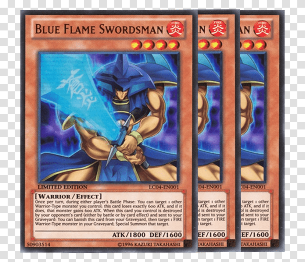 Yugioh Blue Flame Swordsman, Person, Poster, Advertisement, Game Transparent Png
