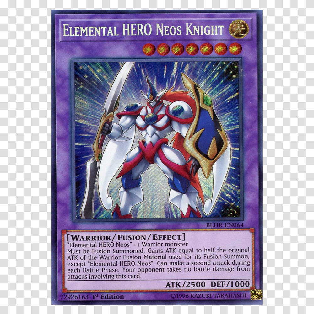Yugioh Elemental Hero Neos Knight, Poster, Advertisement, Leisure Activities, Flyer Transparent Png