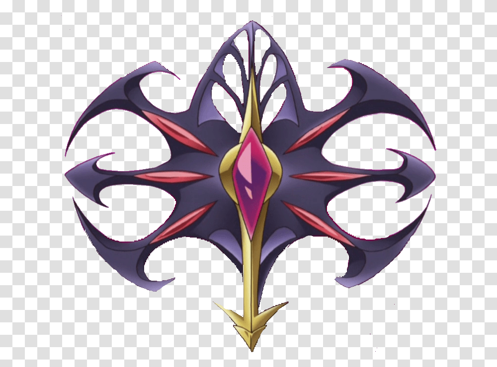 Yugioh Zexal Barian Symbol Lily Family, Flower, Plant, Blossom, Weapon Transparent Png