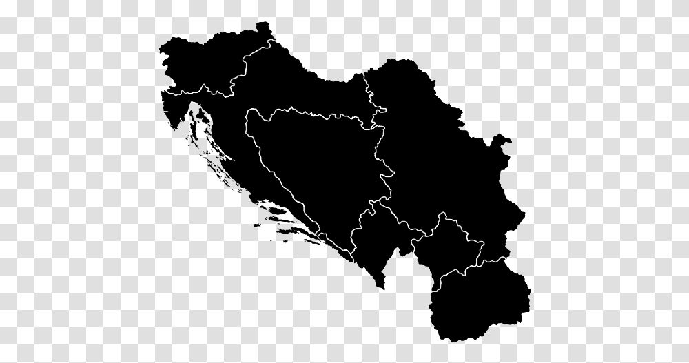 Yugoslavia Map Rubber StampClass Lazyload Lazyload, Gray, World Of Warcraft Transparent Png