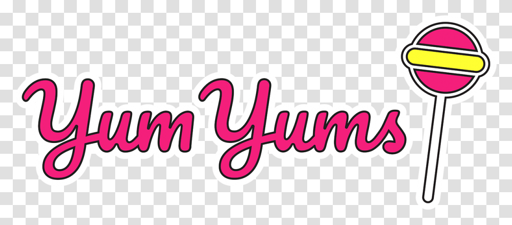 Yum Yum Sweets Calligraphy, Label, Logo Transparent Png