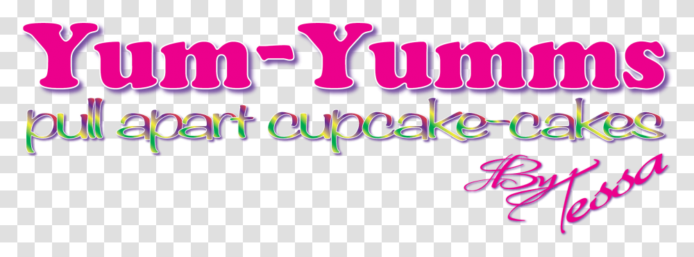 Yum Yumms Pull Apart Cupcake Cakes, Alphabet, Light, Neon Transparent Png