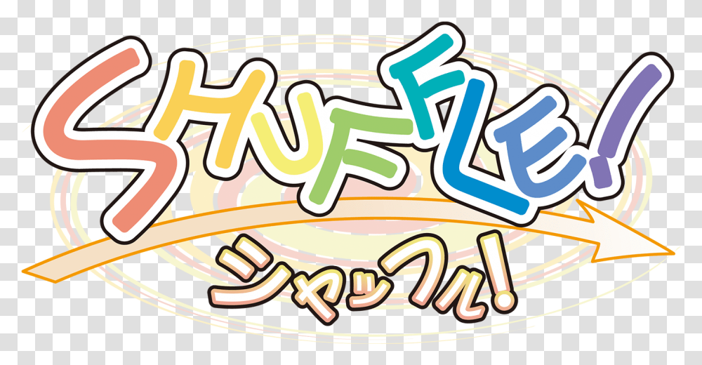 Yumehaven Shuffle Shuffle Anime Logo, Text, Dynamite, Bomb, Weapon Transparent Png