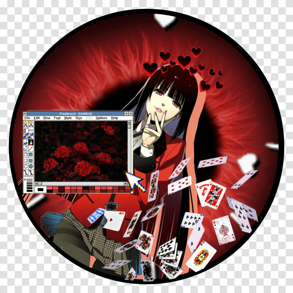 Yumeko Jabami Yumekojabami Kakegurui Anime Red Kakegurui Icons, Monitor, Screen, Electronics, Display Transparent Png