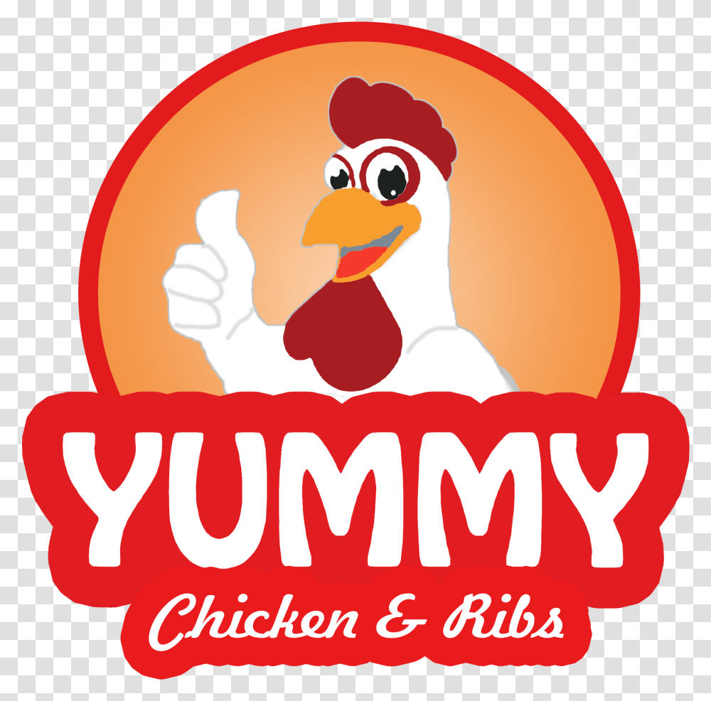 Yummy Chicken Amp Ribs Cartoon, Logo, Animal, Food Transparent Png