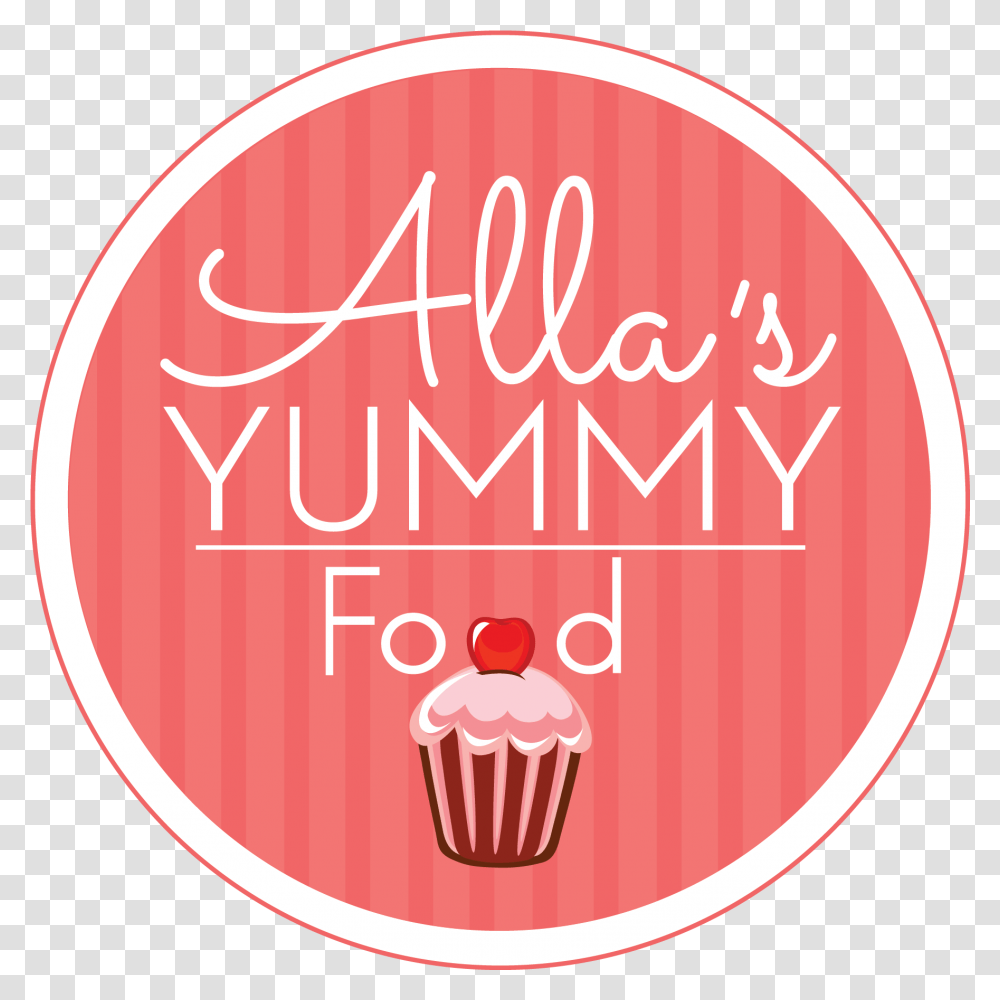 Yummy Food Cupcake, Label, Text, Logo, Symbol Transparent Png