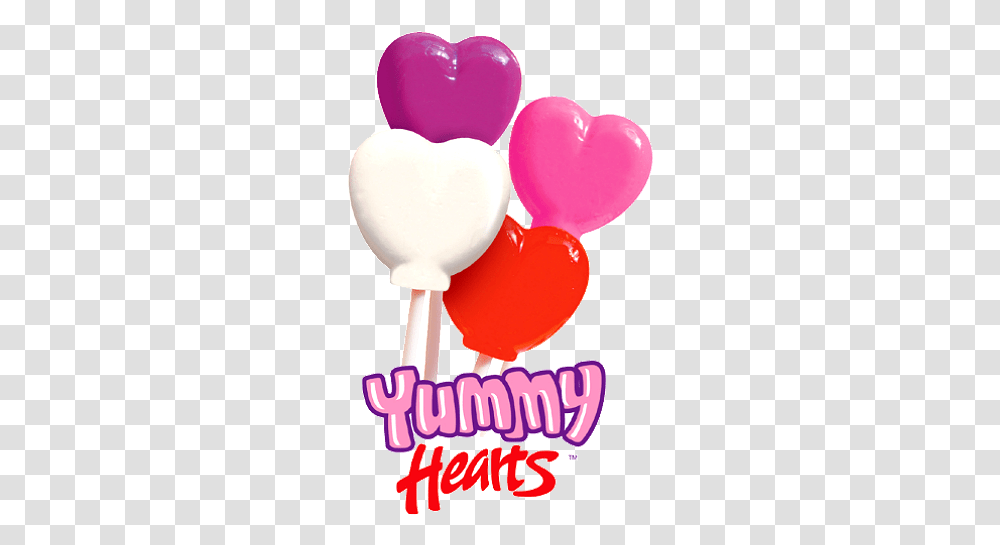 Yummy Hearts Gourmet Lollipops 1 Oz Heart, Balloon, Food, Candy, Sweets Transparent Png