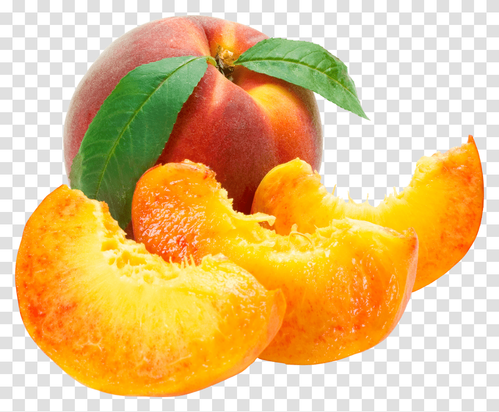 Yummy Peach Sliced Peaches Transparent Png