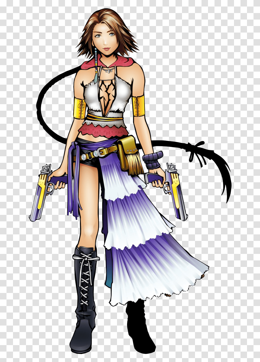 Yuna Background Final Fantasy X 2 Concept Art, Person, Human, Comics, Book Transparent Png