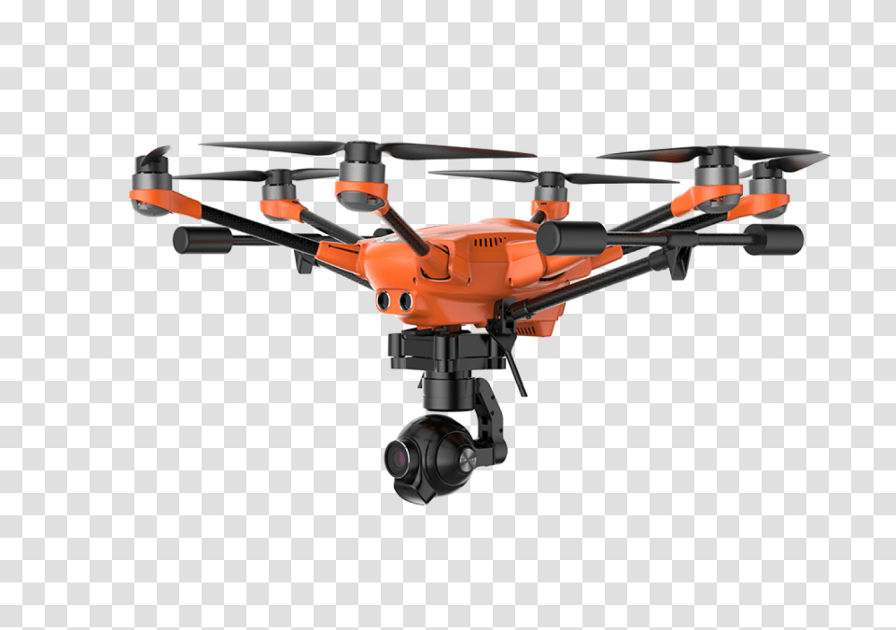 Yuneec Hexacopter For Commercial Use, Helicopter, Aircraft, Vehicle, Transportation Transparent Png