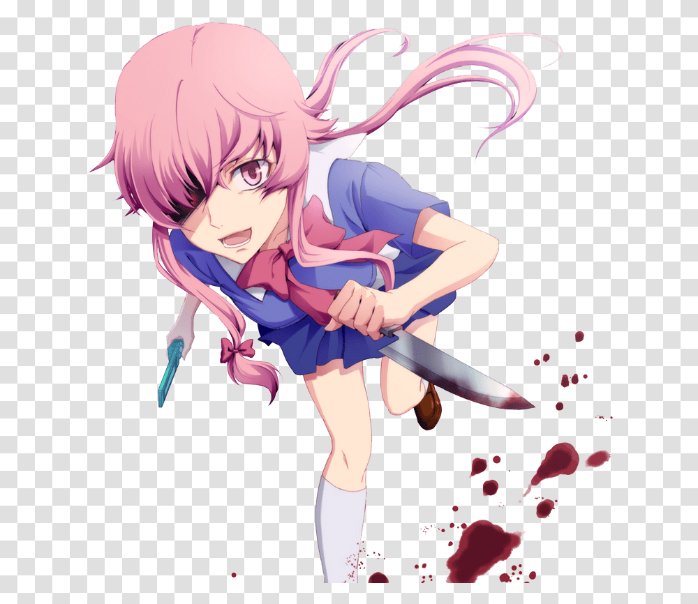 Yuno Gasai, Comics, Book, Manga, Person Transparent Png