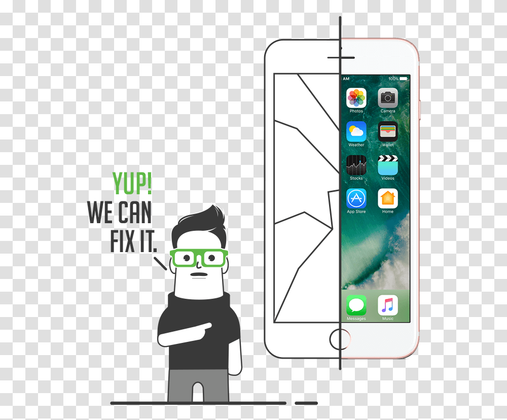 Yup We Can Fix, Mobile Phone, Electronics, Cell Phone, Iphone Transparent Png
