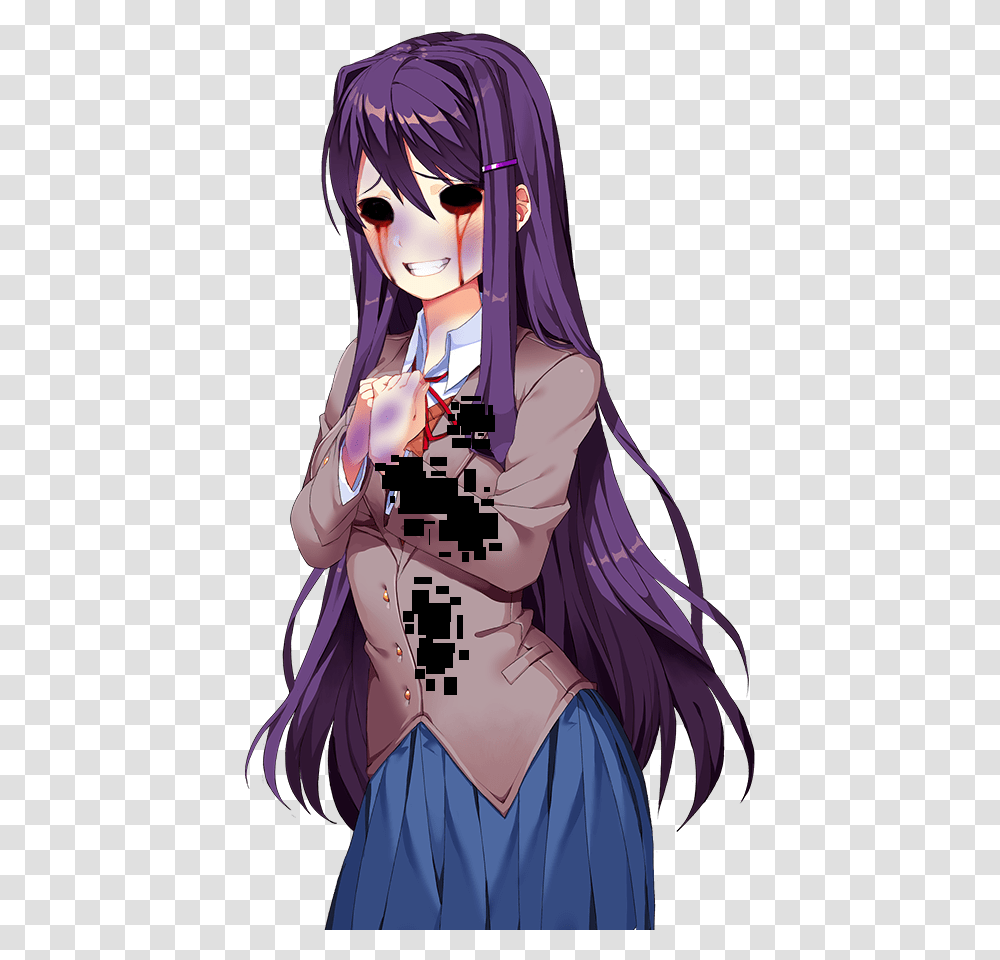 Yuri Doki Doki Death, Comics, Book, Manga, Person Transparent Png