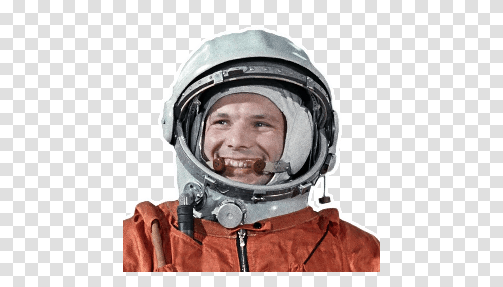 Yuri Gagarin, Celebrity, Helmet, Apparel Transparent Png