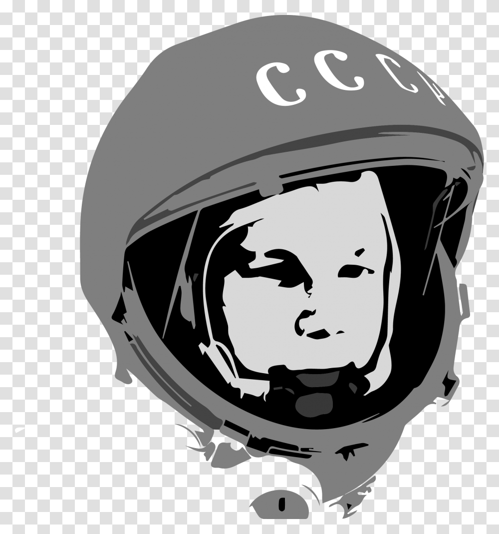 Yuri Gagarin Youri Gagarine, Apparel, Helmet, Crash Helmet Transparent Png