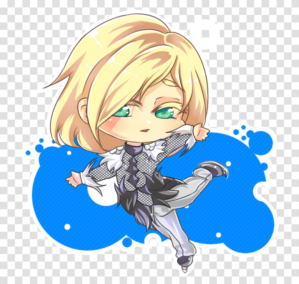 Yuri On Ice Cartoon, Comics, Book, Manga, Person Transparent Png