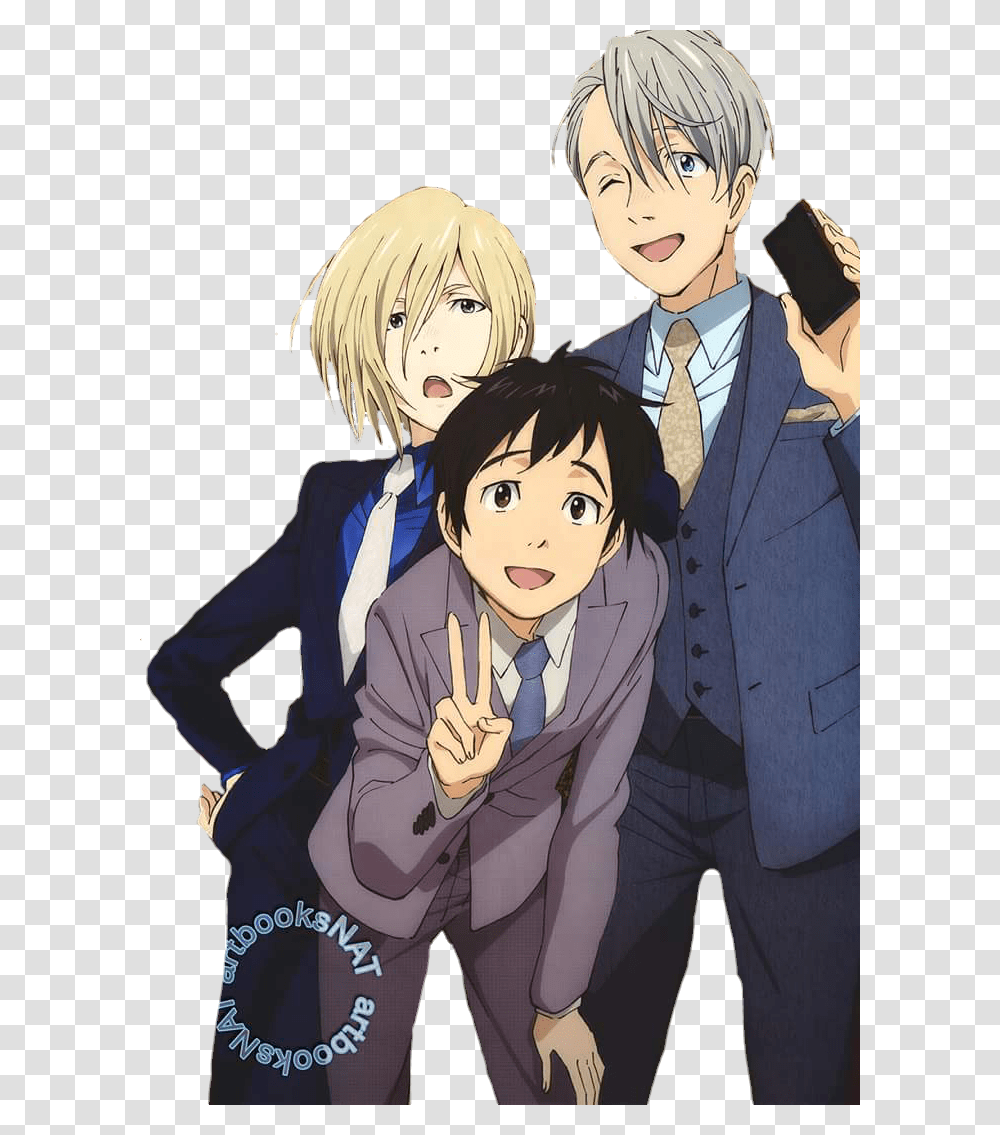 Yuri On Ice Poster, Manga, Comics, Book, Tie Transparent Png