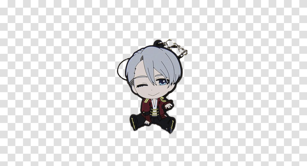 Yuri On Ice Skating Victor Keychain Anime Tokyo Cafe, Toy, Label, Person Transparent Png