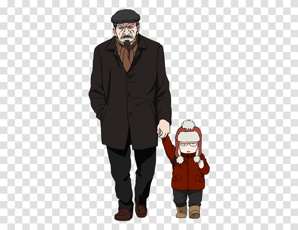 Yuri On Ice Yurio With His Grandpa, Performer, Person, Human Transparent Png