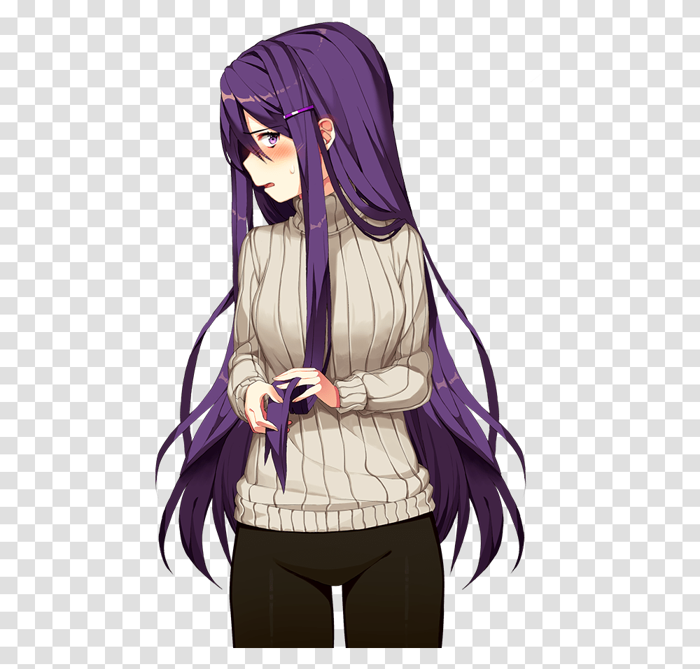 Yuri Sweater Doki Doki, Manga, Comics, Book Transparent Png