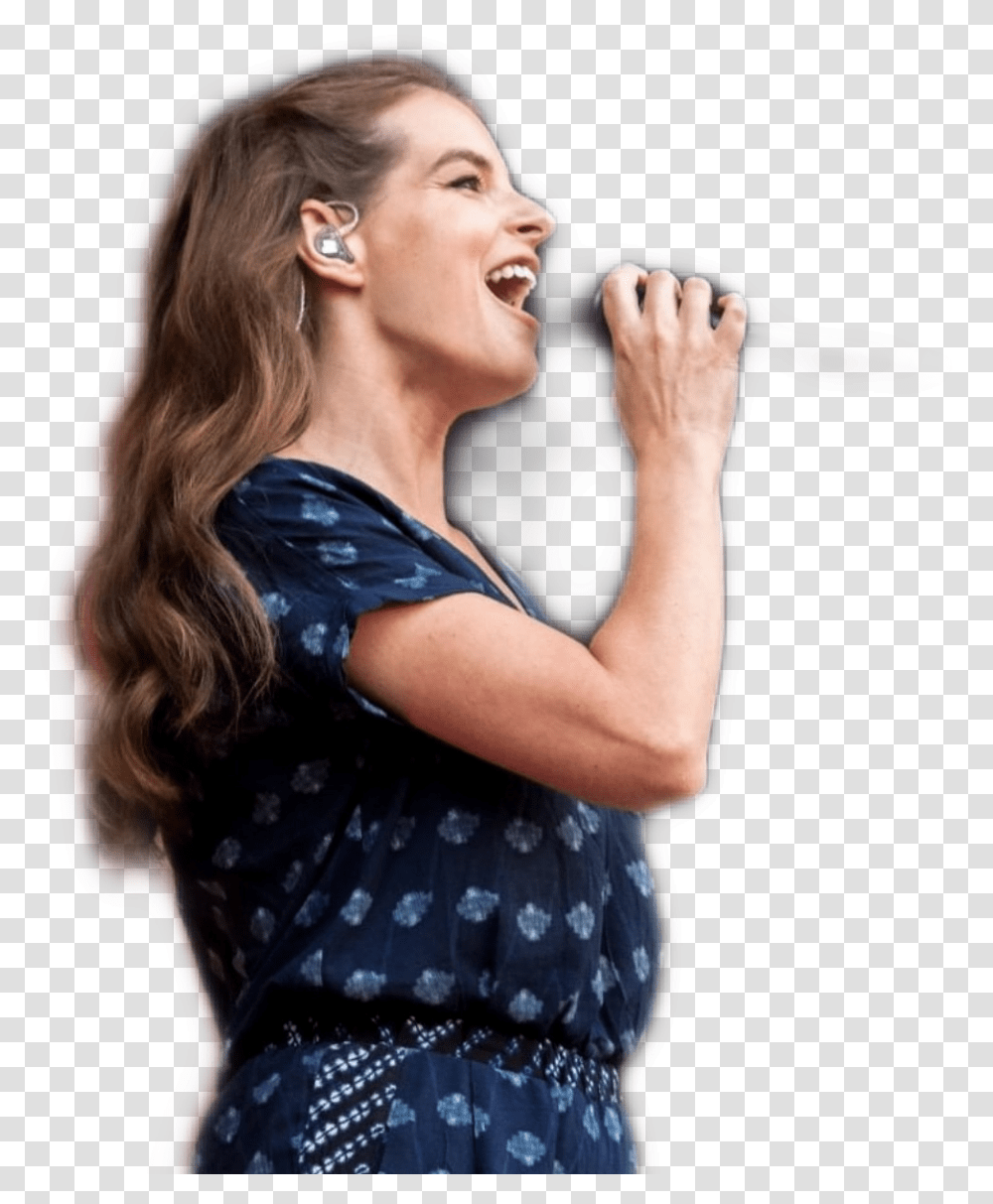 Yvonne Girl, Person, Microphone, Electrical Device, Leisure Activities Transparent Png