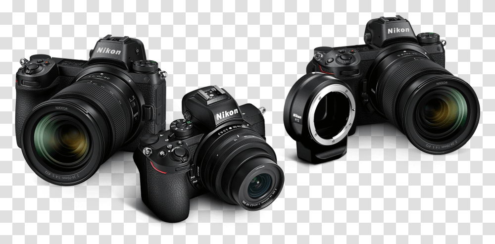 Z 6 Z 7 Z 50 And Mount Adapter Ftz Product Cluster Nikon Z, Camera, Electronics, Digital Camera, Video Camera Transparent Png