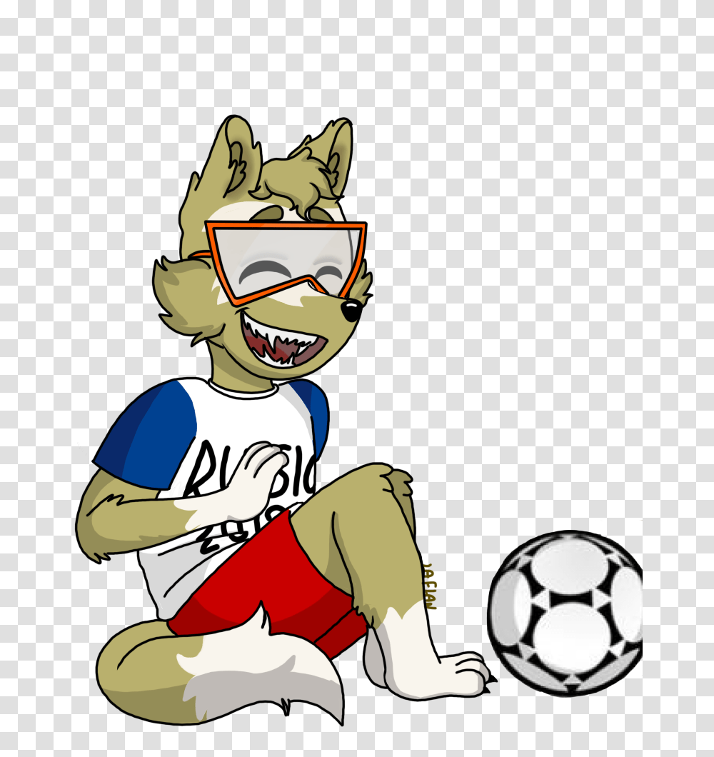 Zabivaka Russia World Cup, Person, People, Ball, Soccer Ball Transparent Png