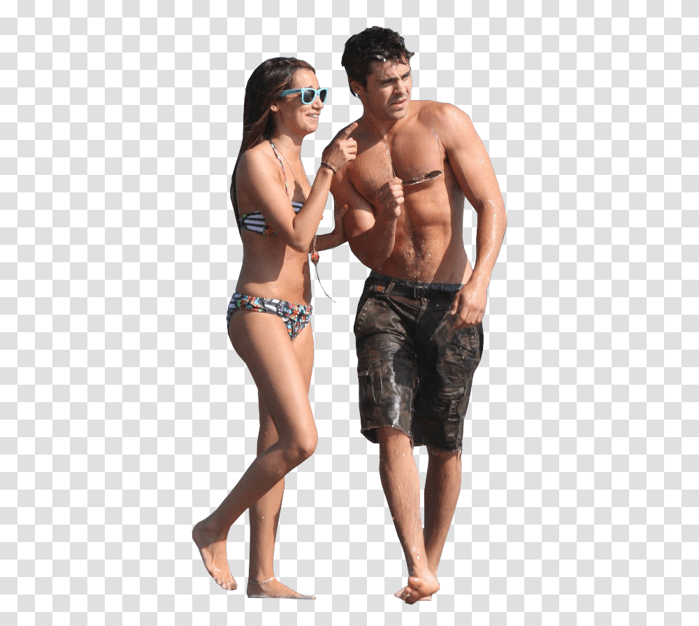 Zac Efron Beach Look, Person, Sunglasses, Skin Transparent Png