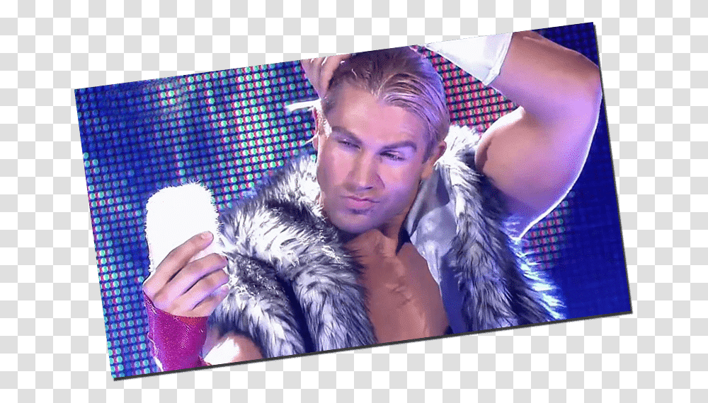 Zack Ryder Fur Clothing, Person, Face, Monitor, Screen Transparent Png