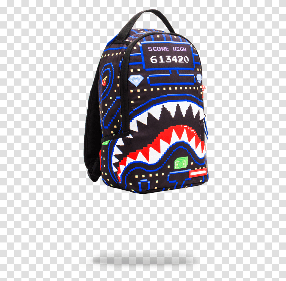 Zaino Sprayground Arcade Shark, Backpack, Bag Transparent Png