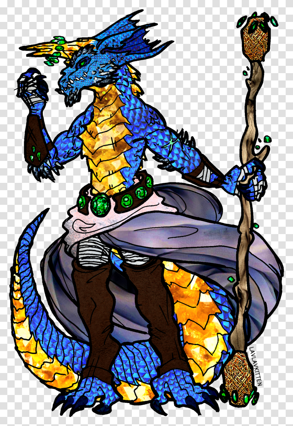 Zalgia Dragonborn Monkplayed By Justina Big Serious Dragonborn Monk, Stained Glass, Comics, Book Transparent Png