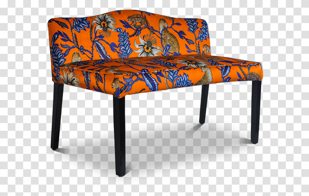 Zambezi Monkey Bean Flame Bench Bench, Furniture, Couch, Armchair, Cushion Transparent Png