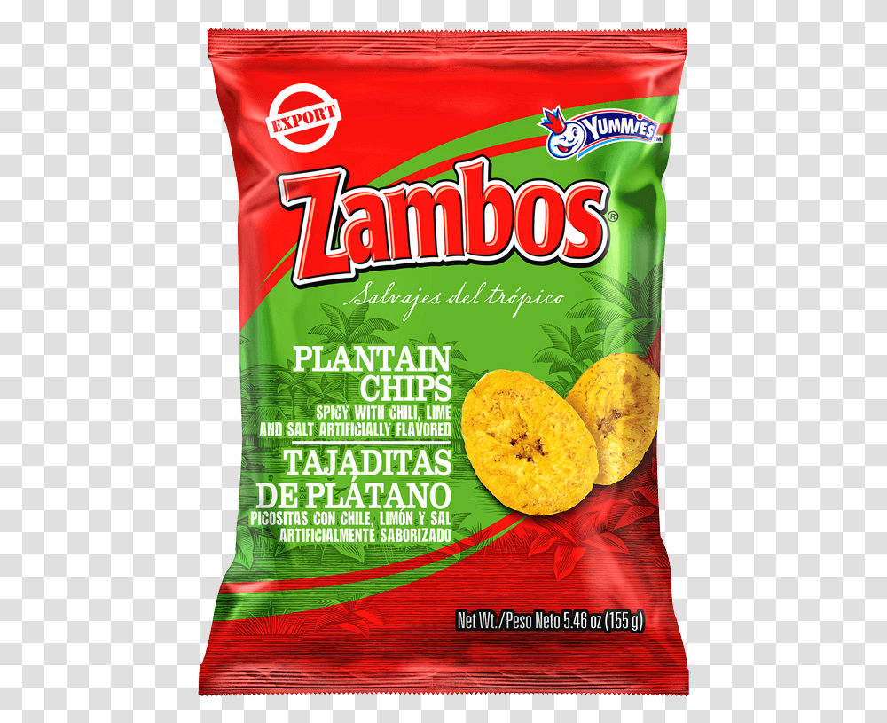 Zambos Plantain Chips Spicy With Chili, Food, Bread, Snack Transparent Png