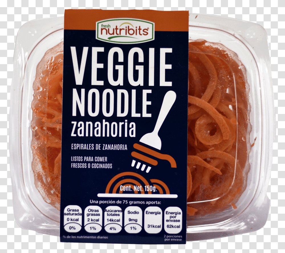 Zanahoria Veggie Noodles Nutribits, Food, Beer, Alcohol, Beverage Transparent Png